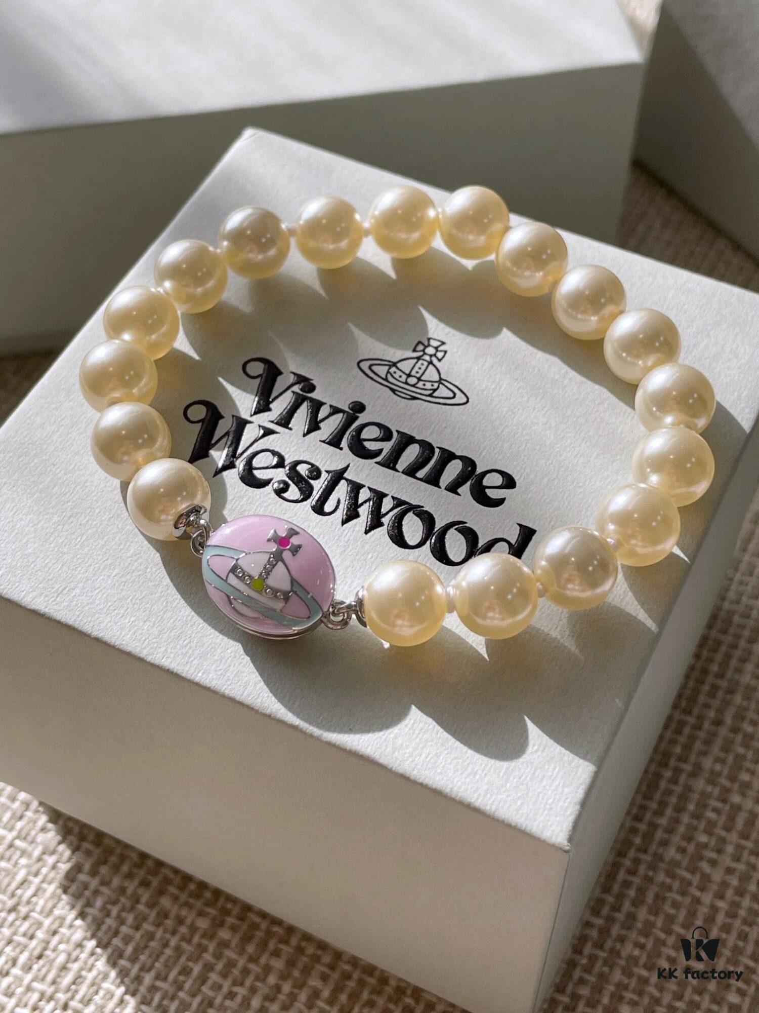 693011c612f62673a6fac5d3 Vivienne Westwood Enamel Pearl Bracelet – Magnetic Clasp, Reversible Design, Six New 2023 Colors Available