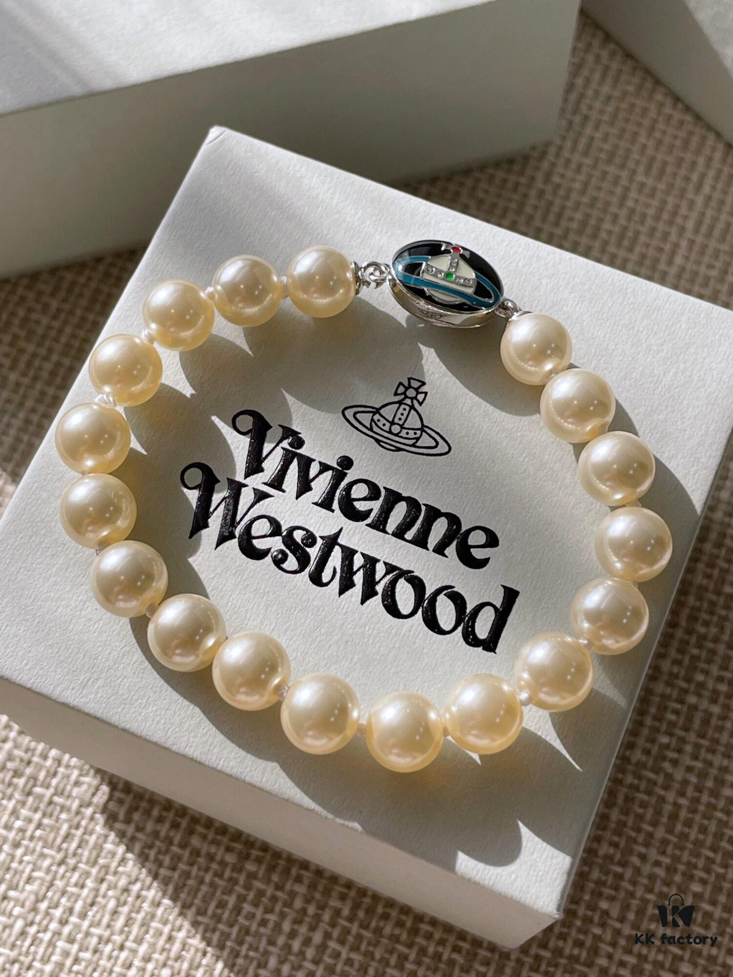 693011c612f62673a6fac5d4 Vivienne Westwood Enamel Pearl Bracelet – Magnetic Clasp, Reversible Design, Six New 2023 Colors Available
