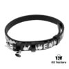 West Queen 3D Saturn Letter Leather Cord