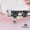 West Queen 3D Saturn Letter Leather Cord