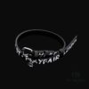 West Queen 3D Saturn Letter Leather Cord