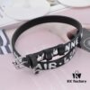 West Queen 3D Saturn Letter Leather Cord