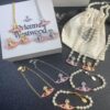 6930124612f62673a6fac661 West Grandma Pink Star Necklace Bracelet Earring Set In Stock