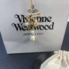 West Queen Brooch Multi-Pearl Tassel Necklace