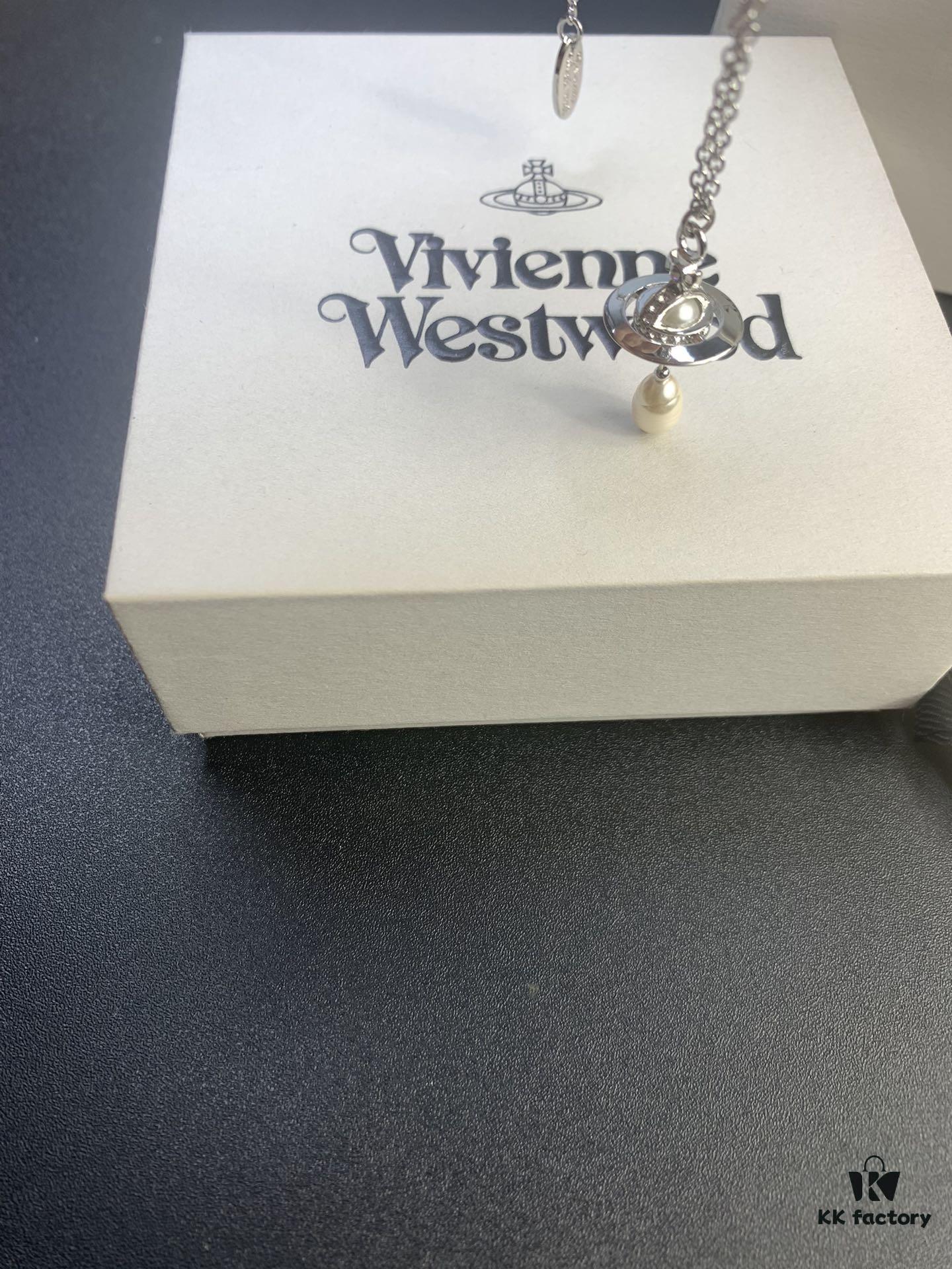 West Queen Baroque 3D Pearl Necklace, White Gold and Yellow Gold Color
