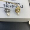 West Queen Baroque 3D Pearl Necklace, White Gold and Yellow Gold Color