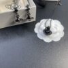 Vivienne Westwood Gradient Black 3D Saturn Necklace and Earrings Set