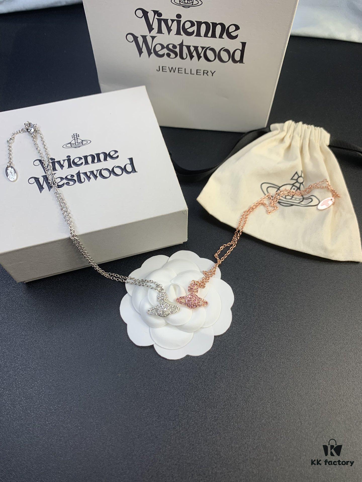 Vivienne Westwood Irregular Full Diamond Necklace