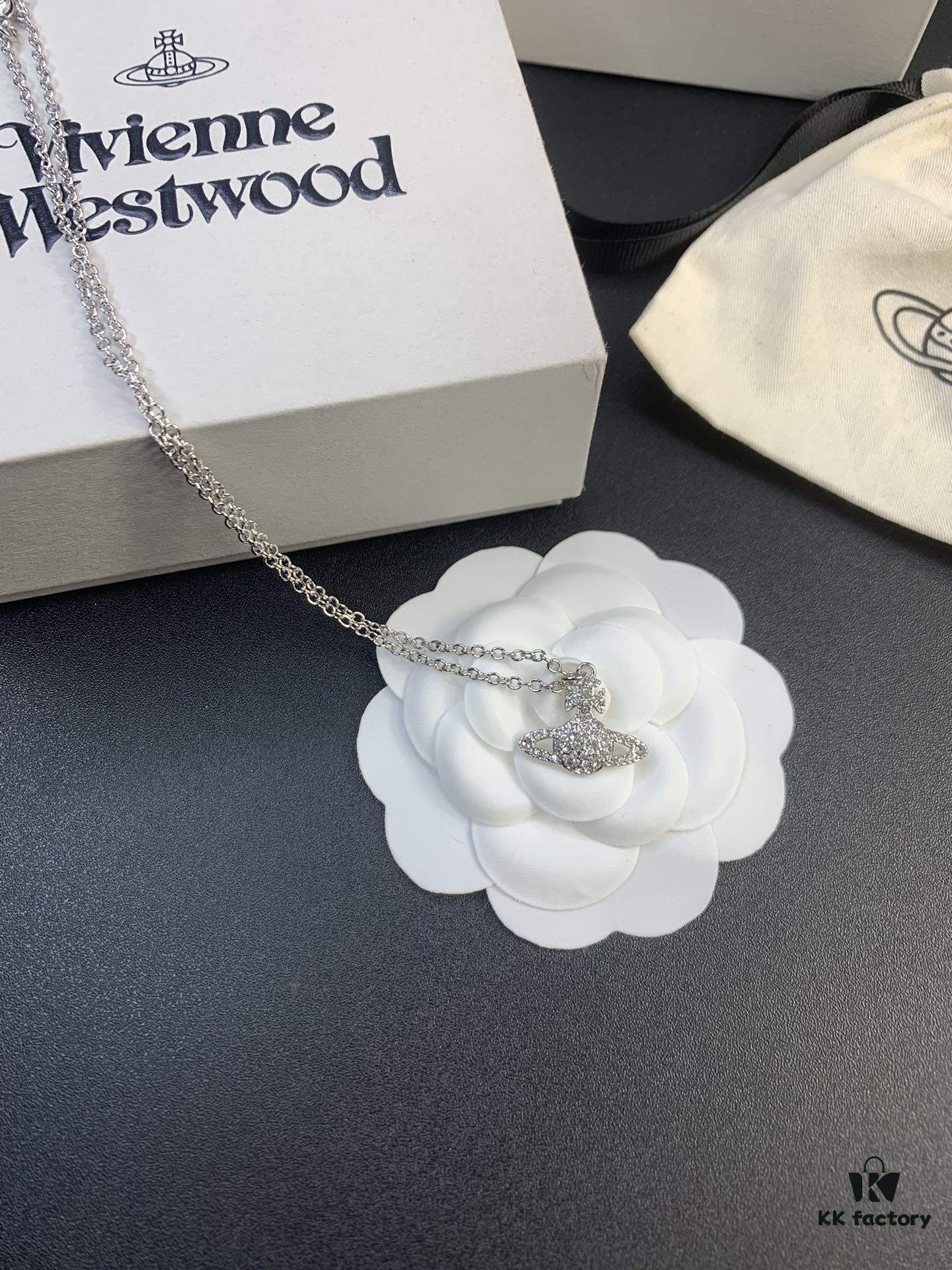 Vivienne Westwood Irregular Full Diamond Necklace