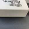 6930127f12f62673a6fac6ab Vivienne Westwood Irregular Round Diamond Stud Earrings