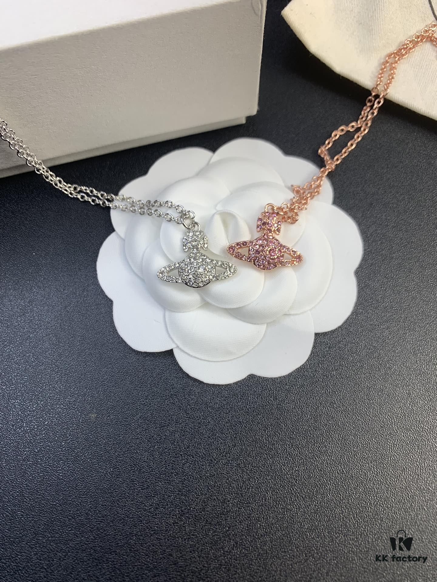 Vivienne Westwood Irregular Full Diamond Necklace