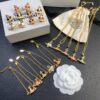 West Queen Golden Resin Heart Necklace, Bracelet, and Earring Set, Available in Multiple Colors