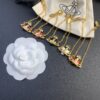 West Queen Golden Resin Heart Necklace, Bracelet, and Earring Set, Available in Multiple Colors