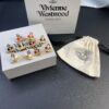 West Queen Golden Resin Heart Necklace, Bracelet, and Earring Set, Available in Multiple Colors