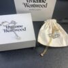 693012a612f62673a6fac6ea West Dame Mini Pearl Saturn Necklace in Gold and Silver Two Colors