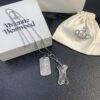 West Grandma Double Military Badge Necklace