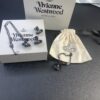 West Queen Black Gold 3D Earth Necklace Bracelet Earrings