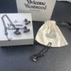 West Queen Black Gold 3D Earth Necklace Bracelet Earrings