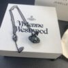 West Queen Black Gold 3D Earth Necklace Bracelet Earrings