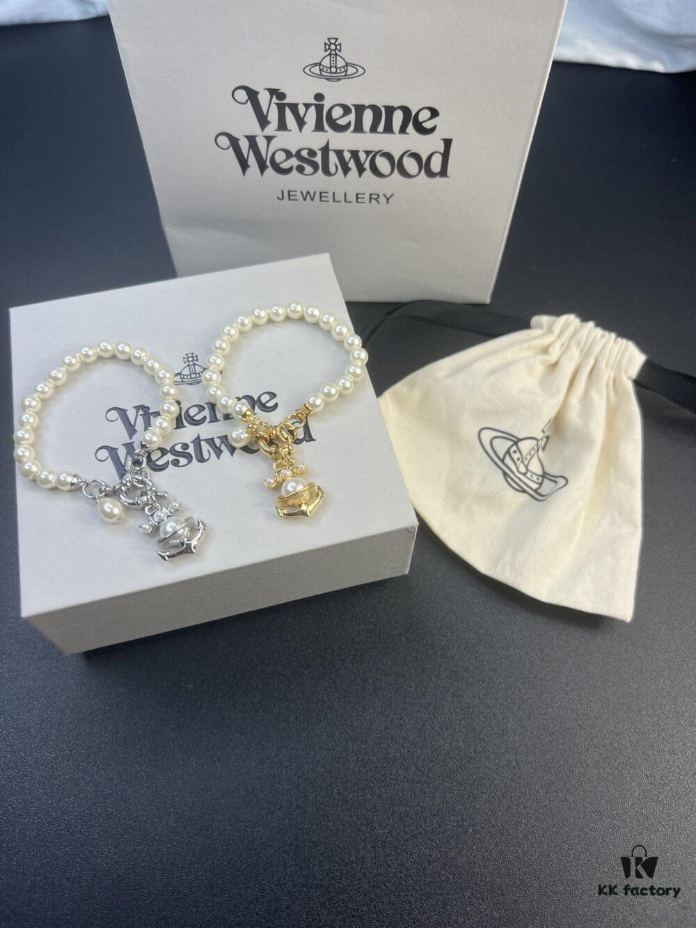 693012cd12f62673a6fac723 West Grandma Vintage Cat Boat Pearl Bracelet in Gold and White Gold Two Colors