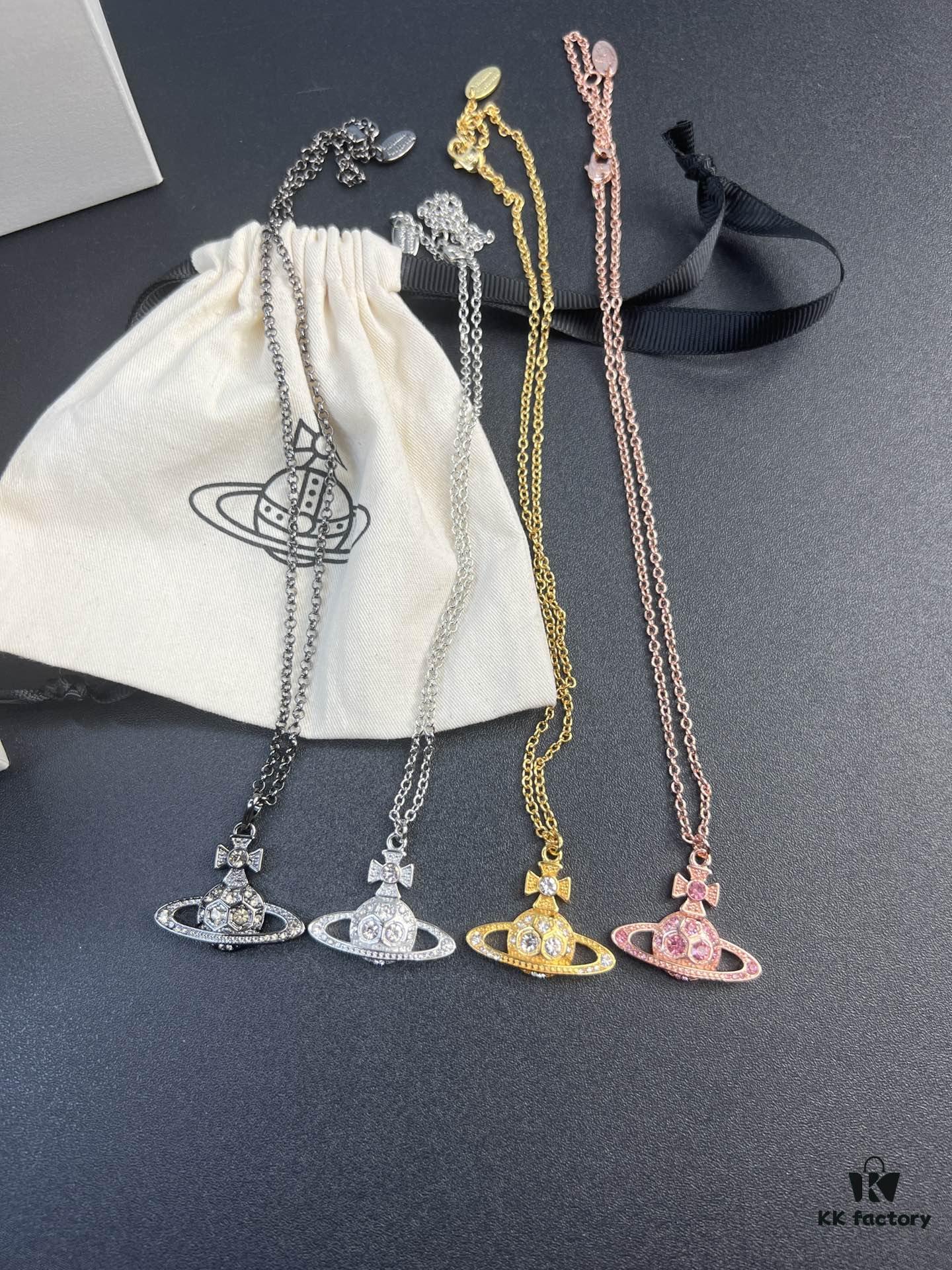 693012d912f62673a6fac734 West Queen Zircon Necklace and Stud Earrings, Four Colors Available in Stock