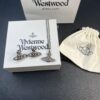 693012da12f62673a6fac738 West Queen Zircon Necklace and Stud Earrings, Four Colors Available in Stock