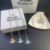 West Queen Full Diamond Blue Necklace