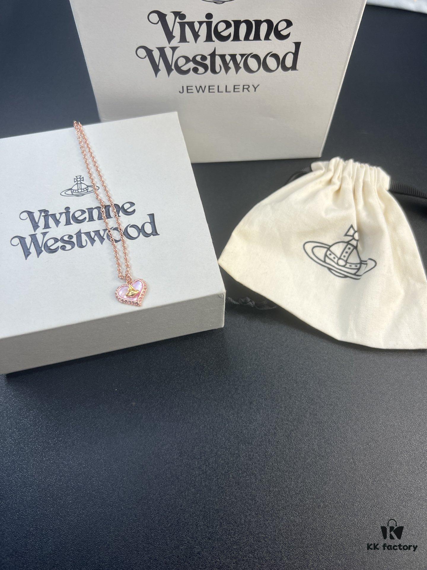 Westminster Rose Gold Pink Shell Heart Necklace In Stock