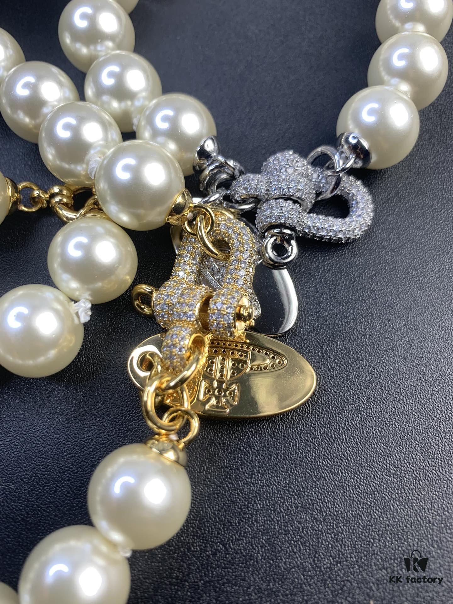 693012e512f62673a6fac745 West Queen Full Diamond Horse Hoof Pearl Necklace, Superb Quality