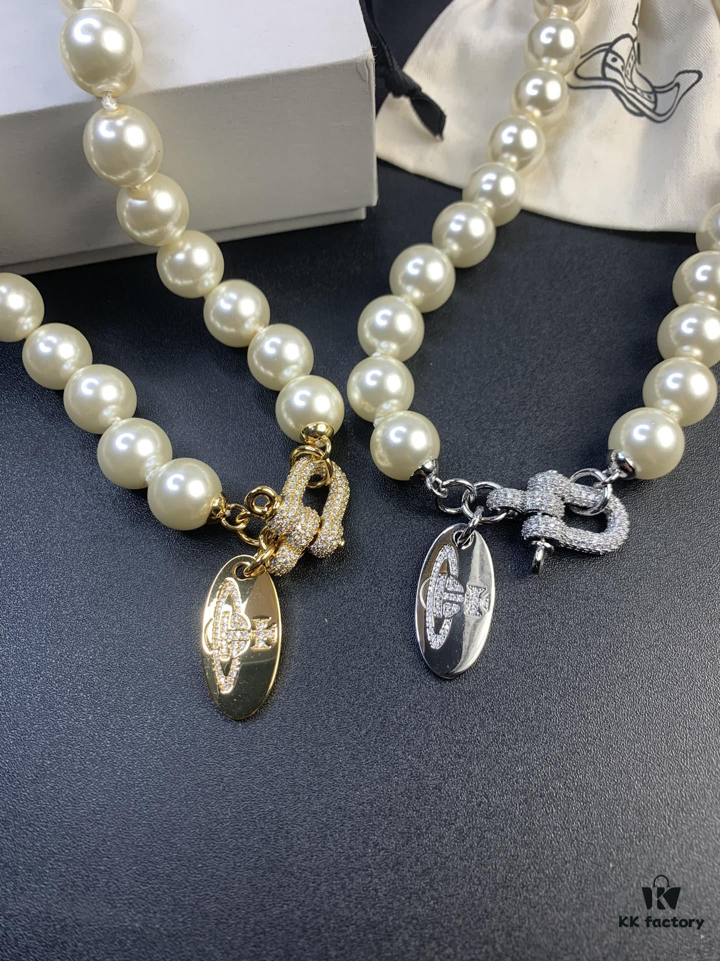 693012e512f62673a6fac746 West Queen Full Diamond Horse Hoof Pearl Necklace, Superb Quality