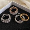 693012e912f62673a6fac74e Vivienne Westwood Saturn Double-Layer Rhinestone Ring, Luxurious and Elegant