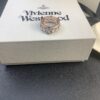 693012f212f62673a6fac75f Vivienne Westwood Saturn Double-Layer Rhinestone Ring, Luxurious and Elegant