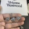 6930130512f62673a6fac77d Vivienne Westwood Pearl and Crystal Necklace and Stud Earrings Set, Available in Purple Crystal with White Shell and White Crystal with White Shell