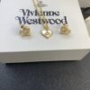 6930130712f62673a6fac77e Vivienne Westwood Pearl and Crystal Necklace and Stud Earrings Set, Available in Purple Crystal with White Shell and White Crystal with White Shell
