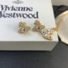 West Queen Round Diamond Necklace and Stud Earrings Set