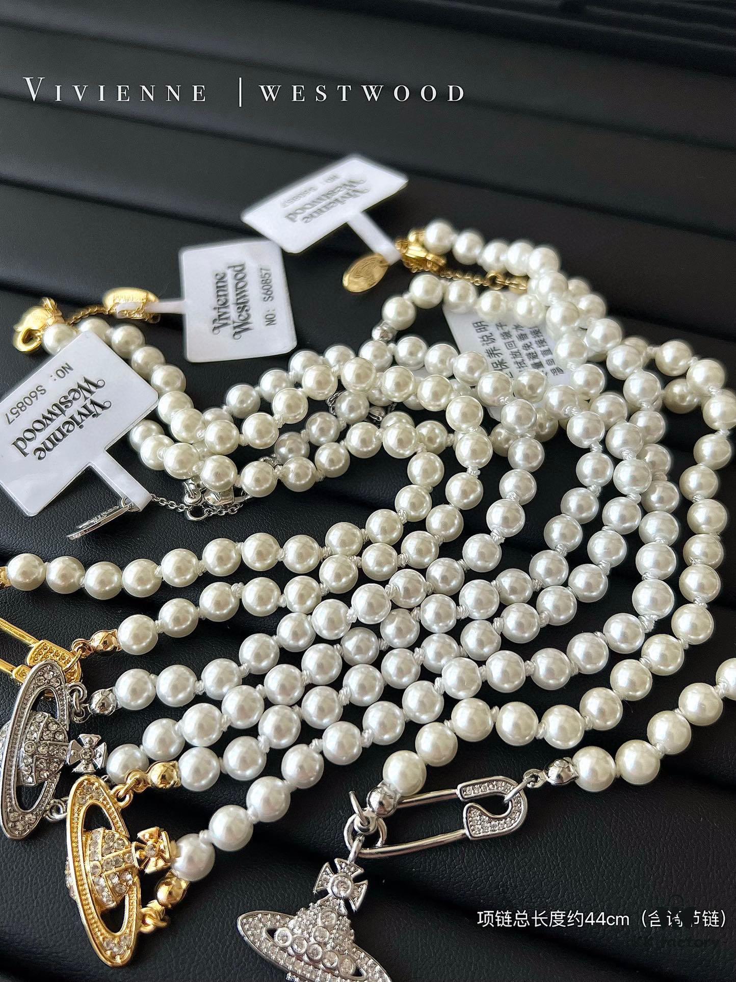 6930136112f62673a6fac7ea Vivienne Westwood Saturn Series Necklace/Bracelet Eight Styles Collection