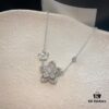 6930136d12f62673a6fac7fd FlowerGirl White Gold Champagne Gold Graff Floral Duo Necklace
