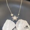 6930136f12f62673a6fac7ff FlowerGirl White Gold Champagne Gold Graff Floral Duo Necklace