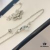 6930137112f62673a6fac803 FlowerGirl White Gold Champagne Gold Graff Floral Duo Necklace