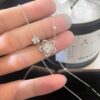 6930137212f62673a6fac806 FlowerGirl White Gold Champagne Gold Graff Floral Duo Necklace