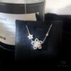 6930137212f62673a6fac807 FlowerGirl White Gold Champagne Gold Graff Floral Duo Necklace