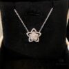 FlowerGirl White Gold Graff Floral Necklace