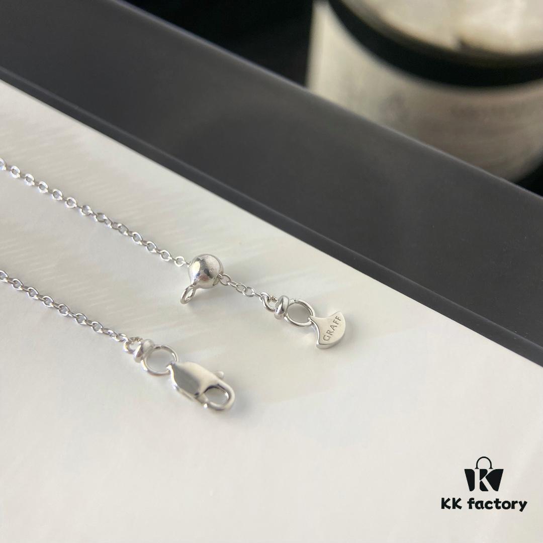 FlowerGirl White Gold Graff Floral Necklace