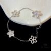6930137612f62673a6fac80c FlowerGirl White Gold Graff Floral Wild Flower Bracelet