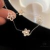 6930137912f62673a6fac813 FlowerGirl White Gold Graff Floral Wild Flower Bracelet