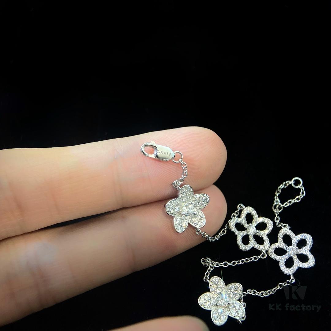 6930137a12f62673a6fac815 FlowerGirl White Gold Graff Floral Wild Flower Bracelet