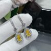 6930137b12f62673a6fac817 Hand-set with Imported Zircon, Graff-style Teardrop Yellow Diamond Earrings, Exquisitely Sparkling, the Choice of Goddesses, Known as 'Cupid's Tears'