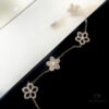 6930138012f62673a6fac81c FlowerGirl White Gold Graff Floral Wild Flower Bracelet