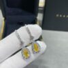 6930138512f62673a6fac822 Hand-set with Imported Zircon, Graff-style Teardrop Yellow Diamond Earrings, Exquisitely Sparkling, the Choice of Goddesses, Known as 'Cupid's Tears'