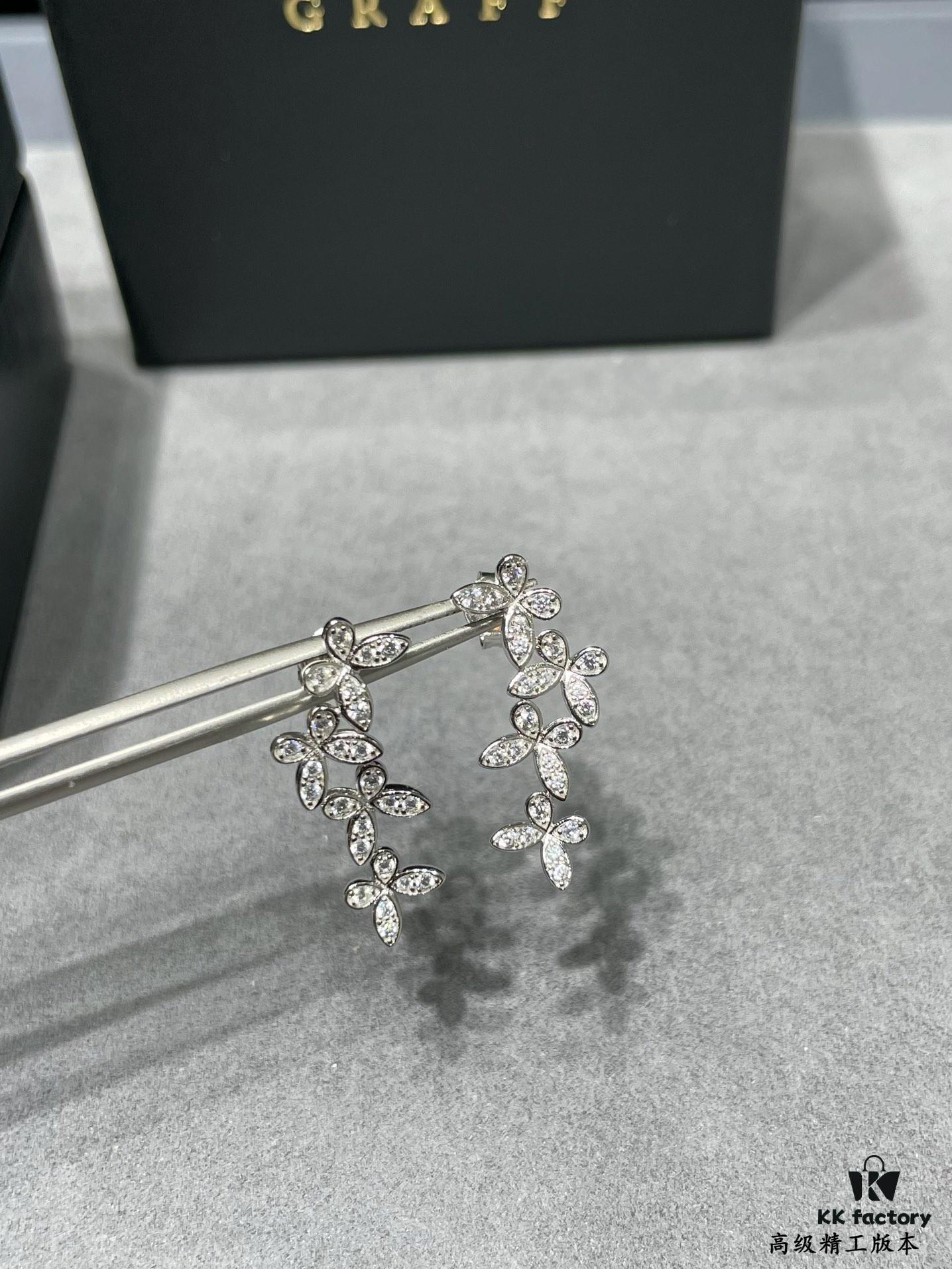 6930138512f62673a6fac824 Graff Four Butterfly Stud Earrings, High Jewelry Collection